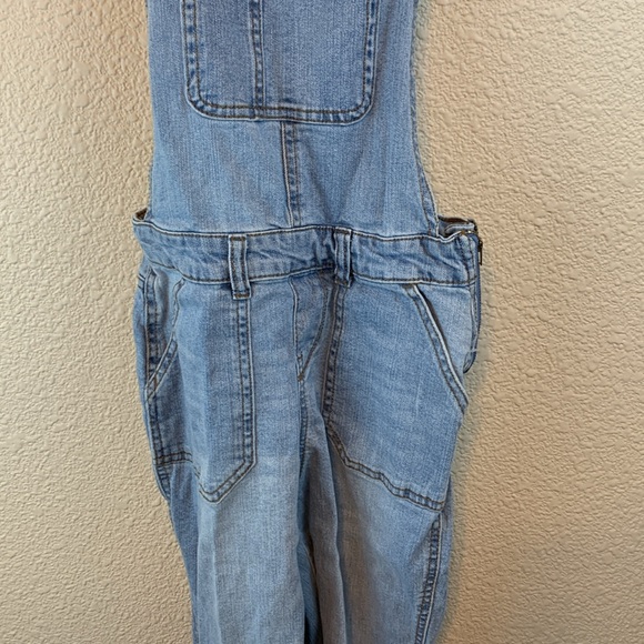No Boundaries womens denim overalls sz XS casual fall comfy 90s streetwear - Picture 3 of 9